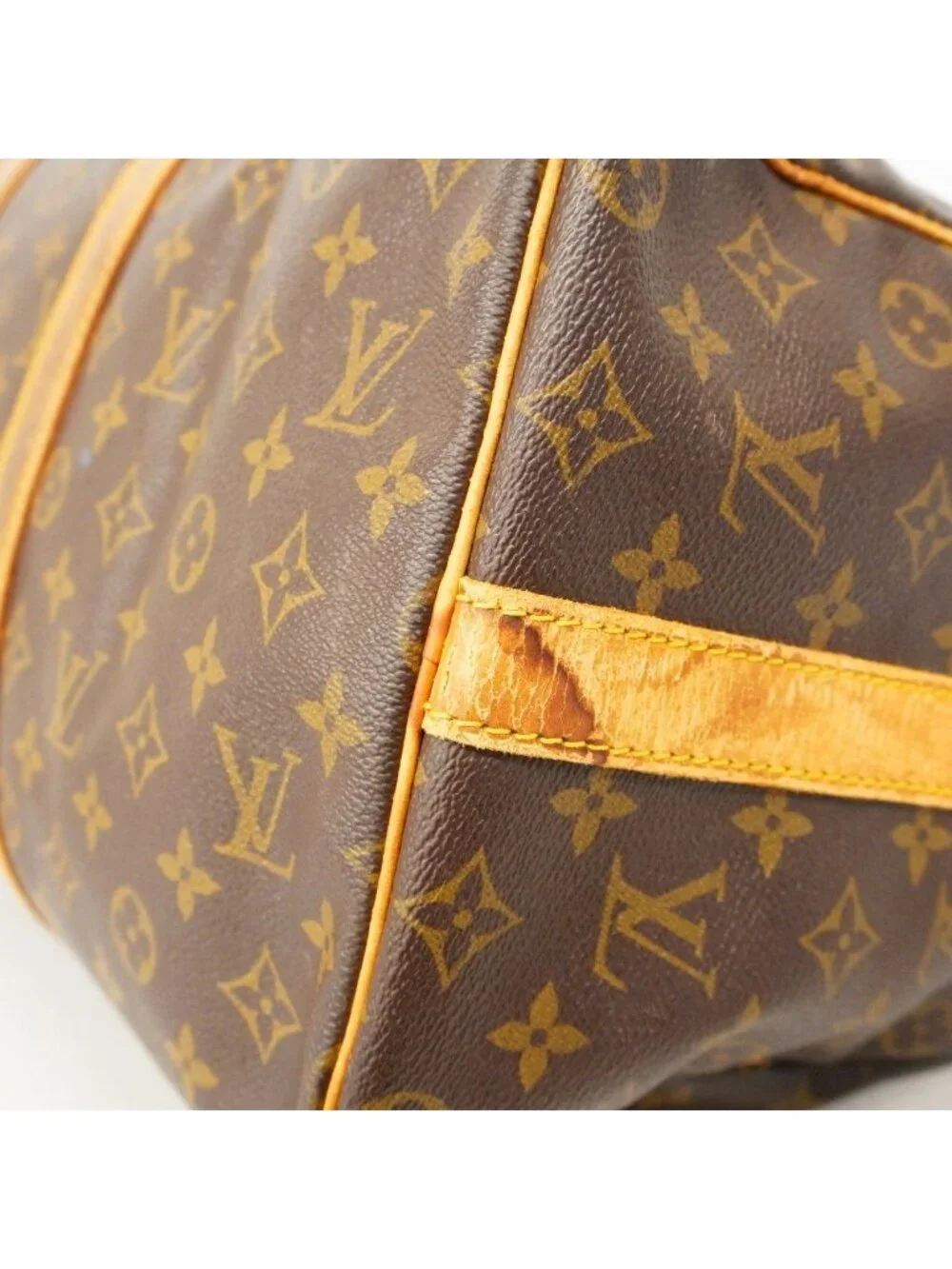 Louis Vuitton Boston Bag Monogram Keepall Bandouliere 45 Brown